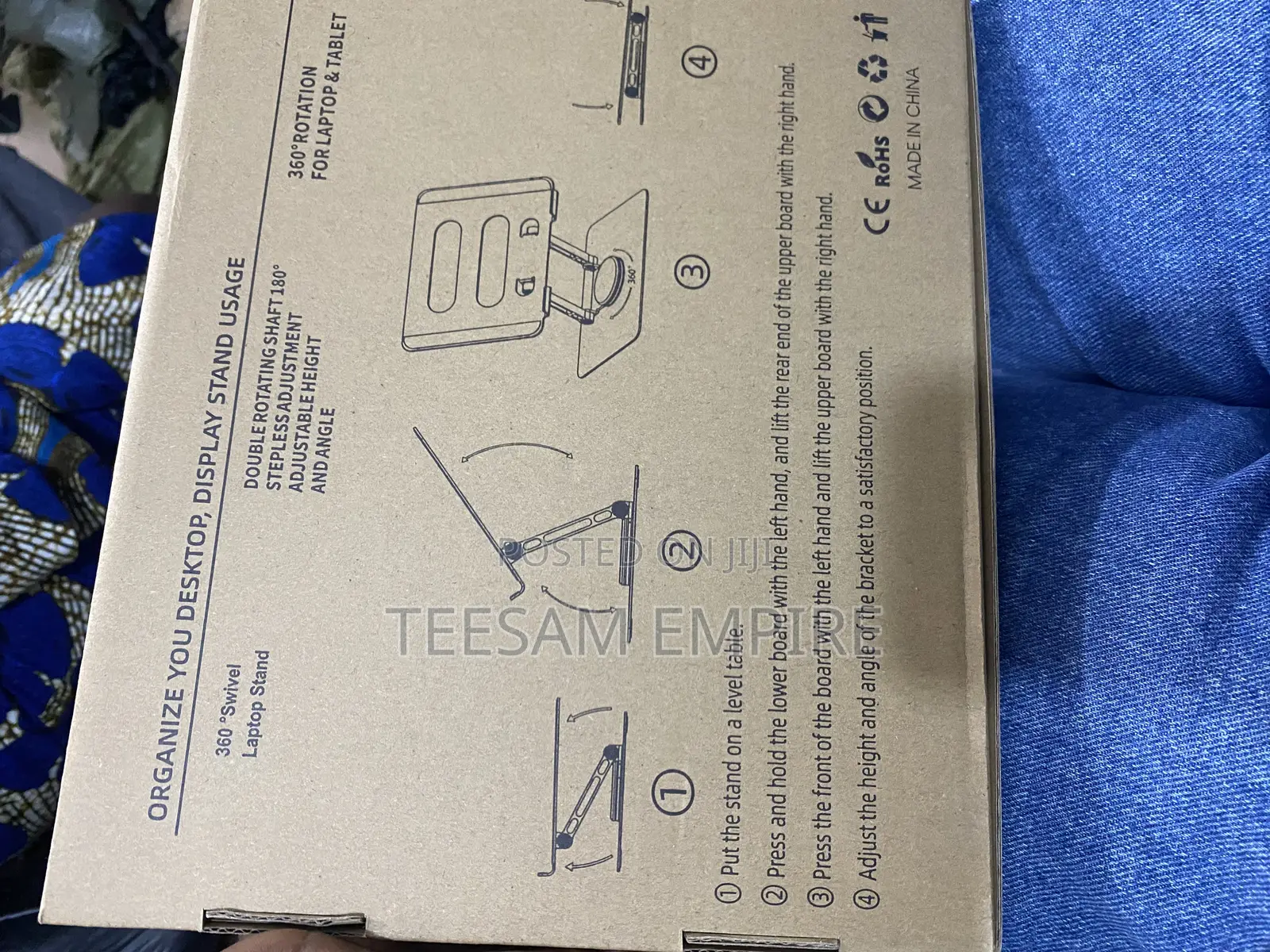 360 Rotating Laptop Stand