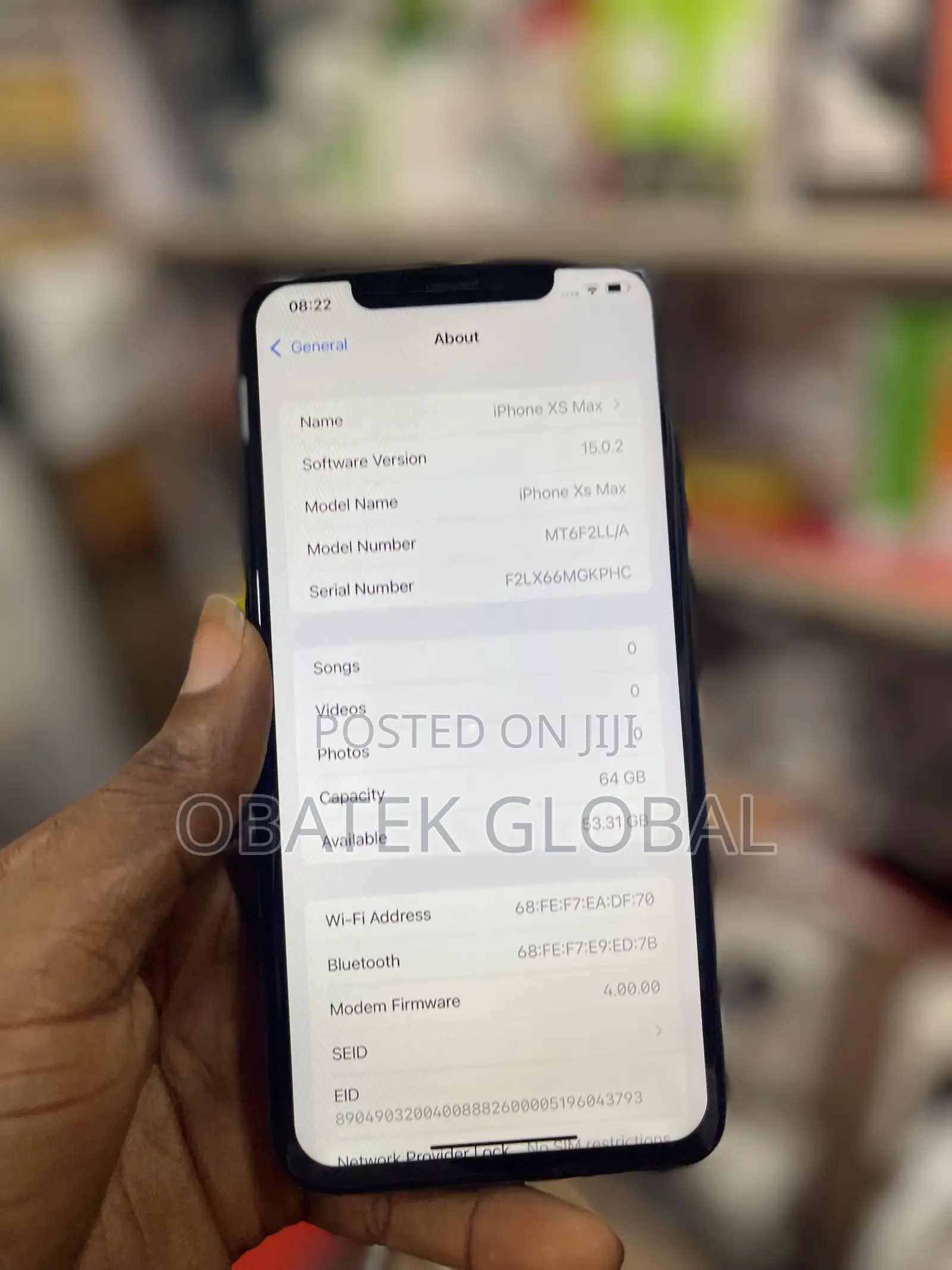 Apple iPhone XS Max 64 GB Black