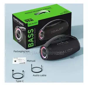Photo - Zealot S97 Bluetooth Speaker. Zealot S97 MP3 Player.