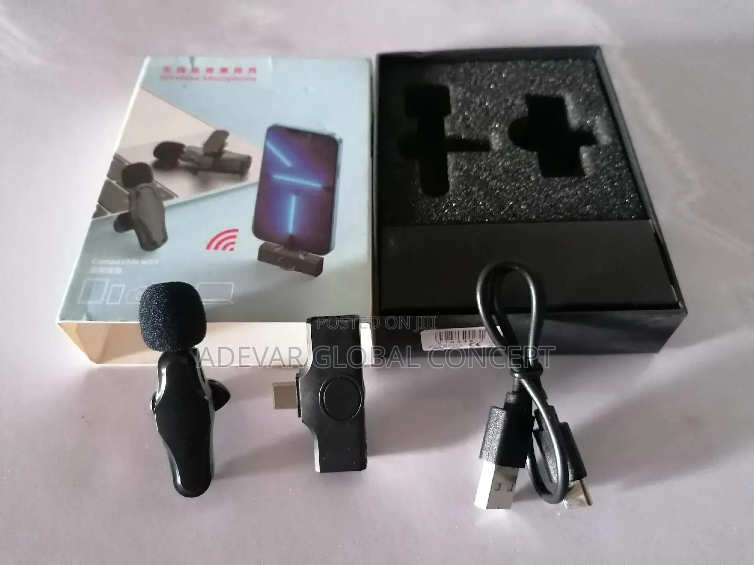 Wireless Lapel Android Type C Microphone Plug Play