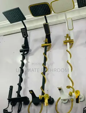 Black And Gold Cobra Shower