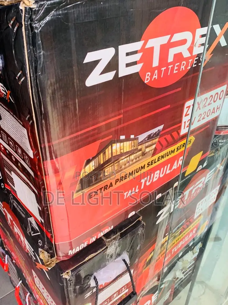 220ah ZETREX Tubular Battery