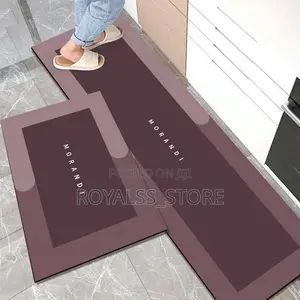 2in1 Anti Slip Absorbent Kitchen Mat Runner Mat for Kitchen