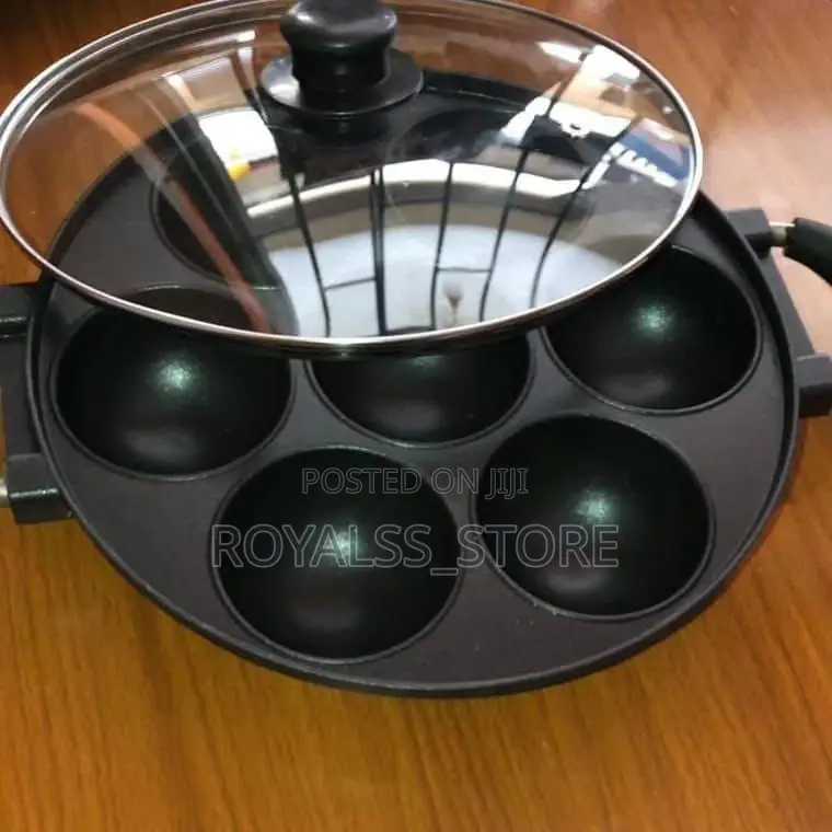 Non Stick Masa/Cake Pan With Glass Lid