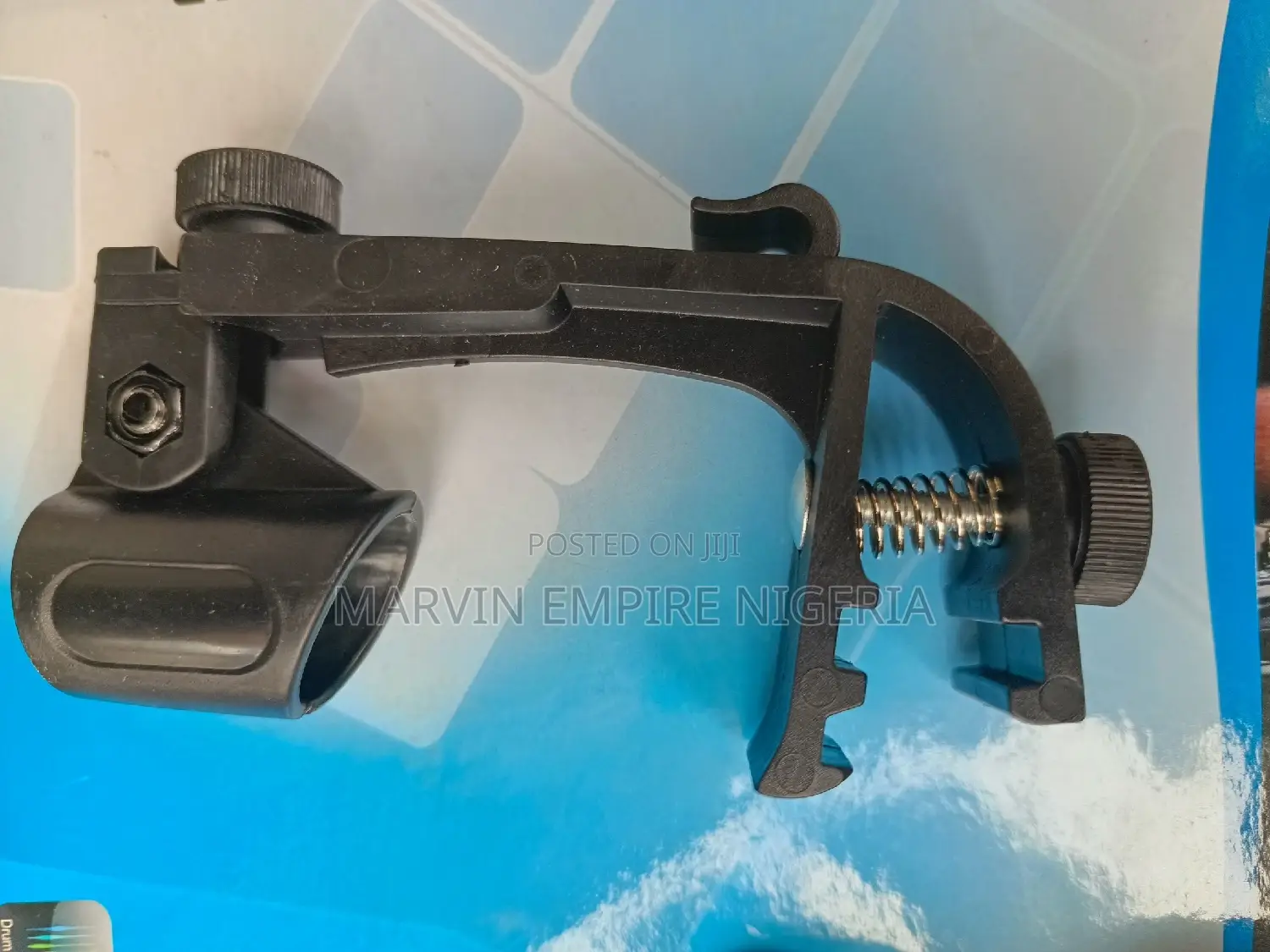 Adjustable Clip on Drum Rim Shock Mic Clamp Holder (2-Pcs)