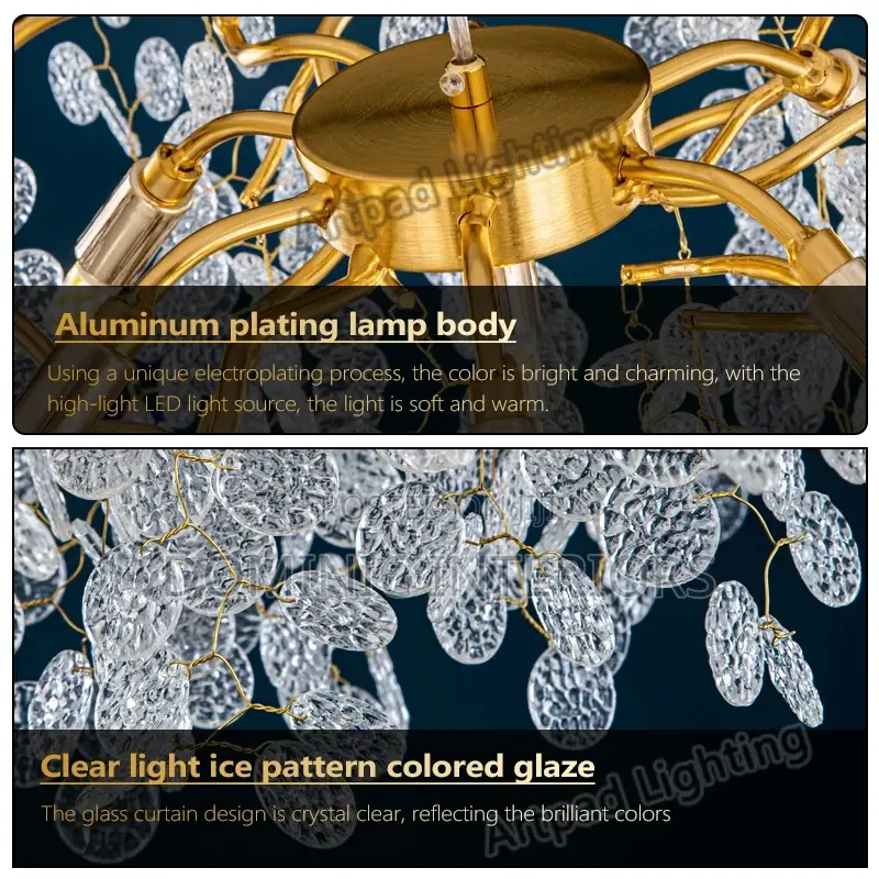 LED Luxury Crystal Ceiling Chandelier