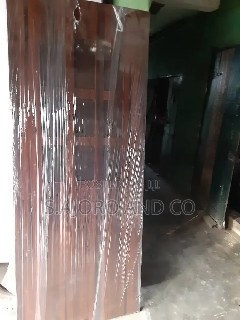 Standard HDF Wooden Doors With Frame; Complete Room Doors