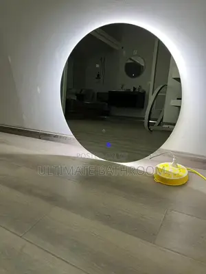 Round Back Light Bathroom Mirror 