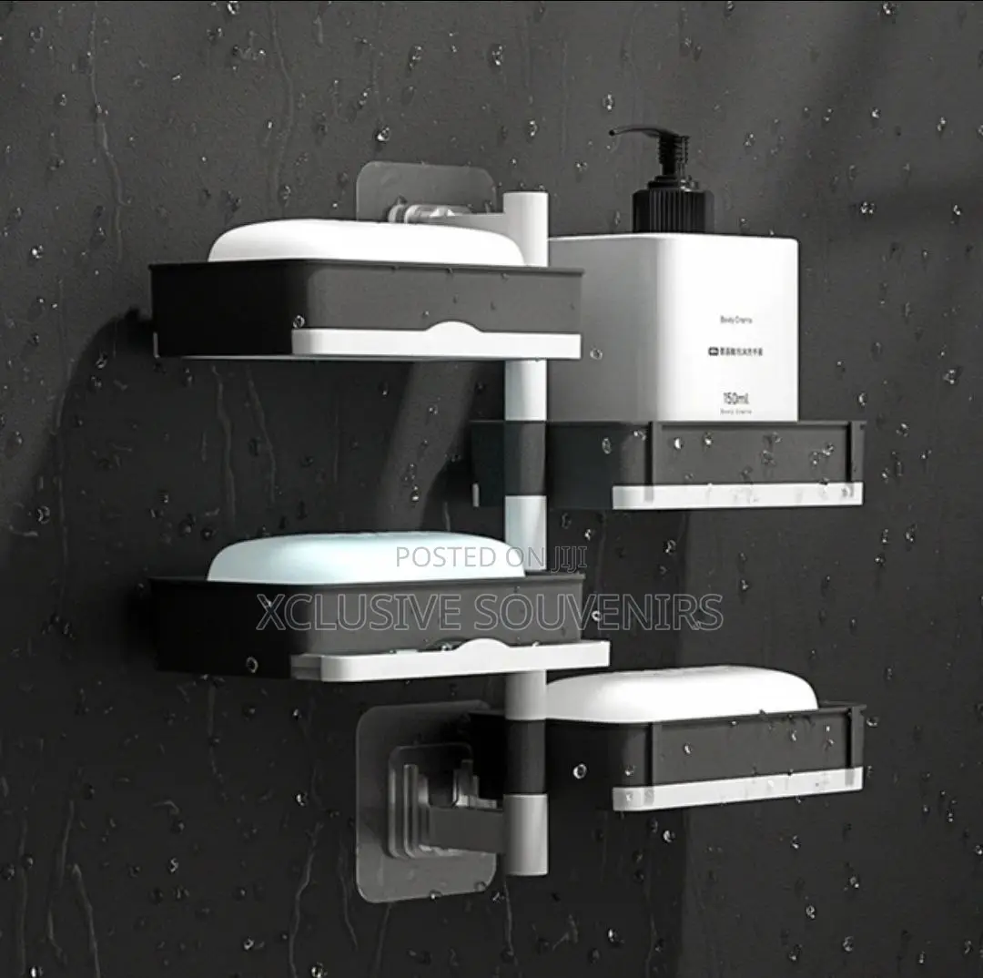4 Layers Wall Mounted Soap Bar Holder