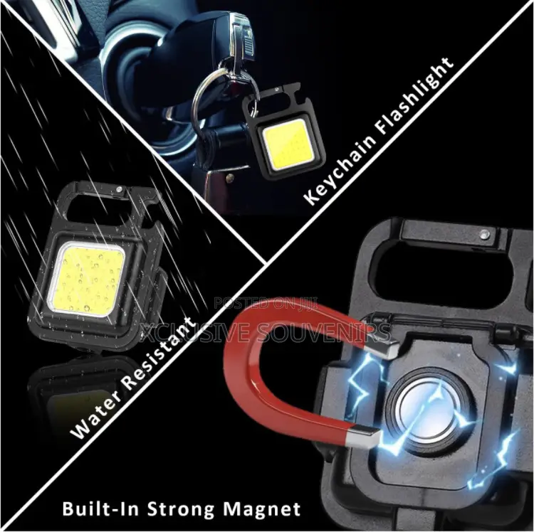 Keychain With Emergency Light Bottle Opener