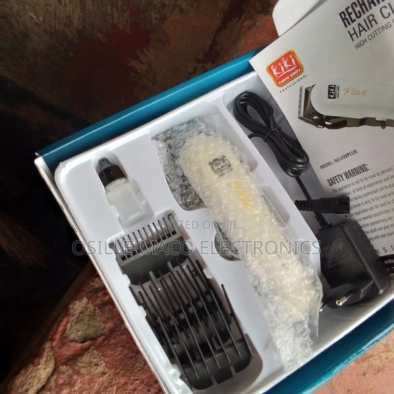 Kiki Rechargeable Non Digital Clipper, Model Ng- 699plus