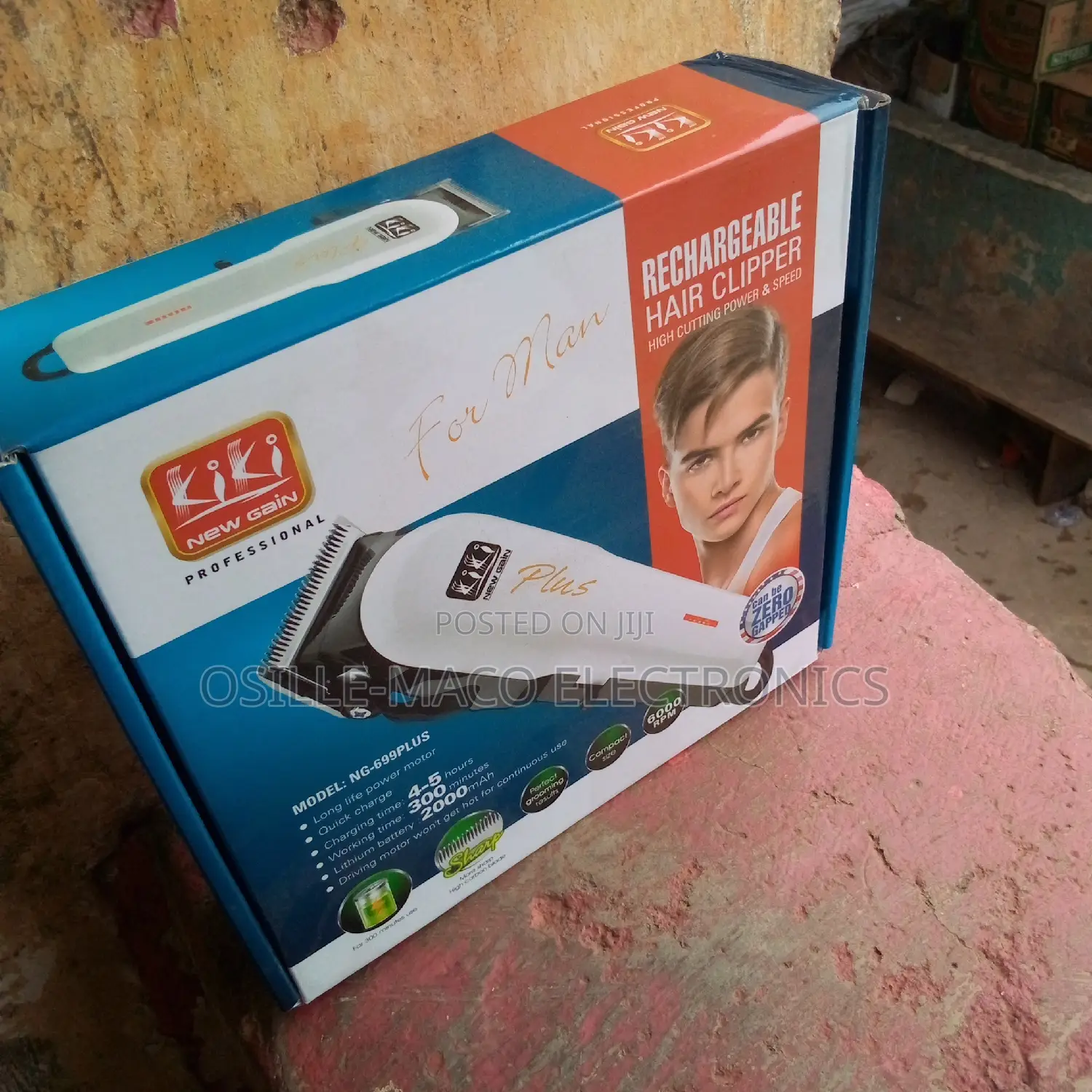 Kiki Rechargeable Non Digital Clipper, Model Ng- 699plus