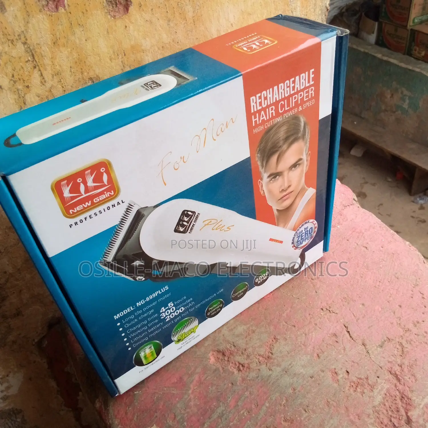 Kiki Rechargeable Non Digital Clipper, Model Ng- 699plus
