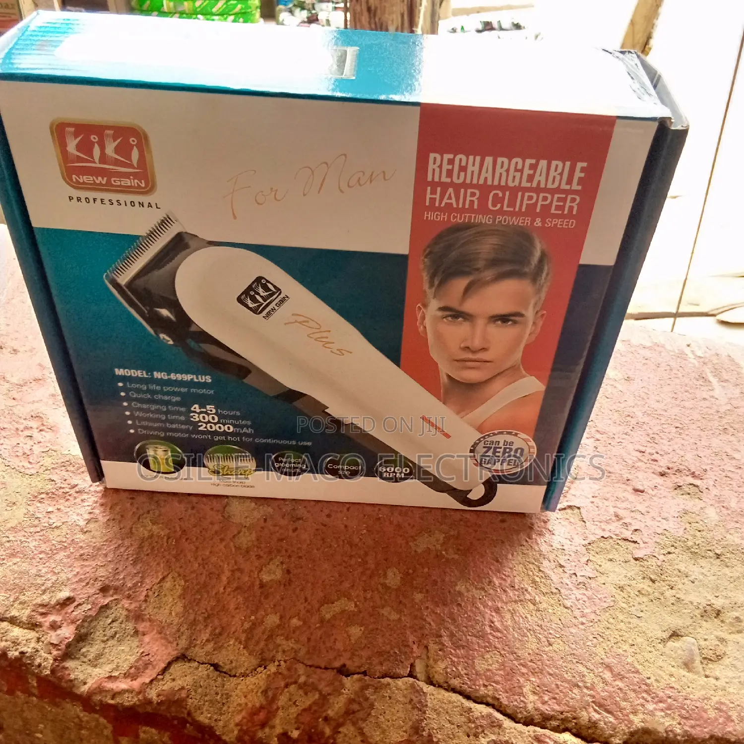 Kiki Rechargeable Non Digital Clipper, Model Ng- 699plus