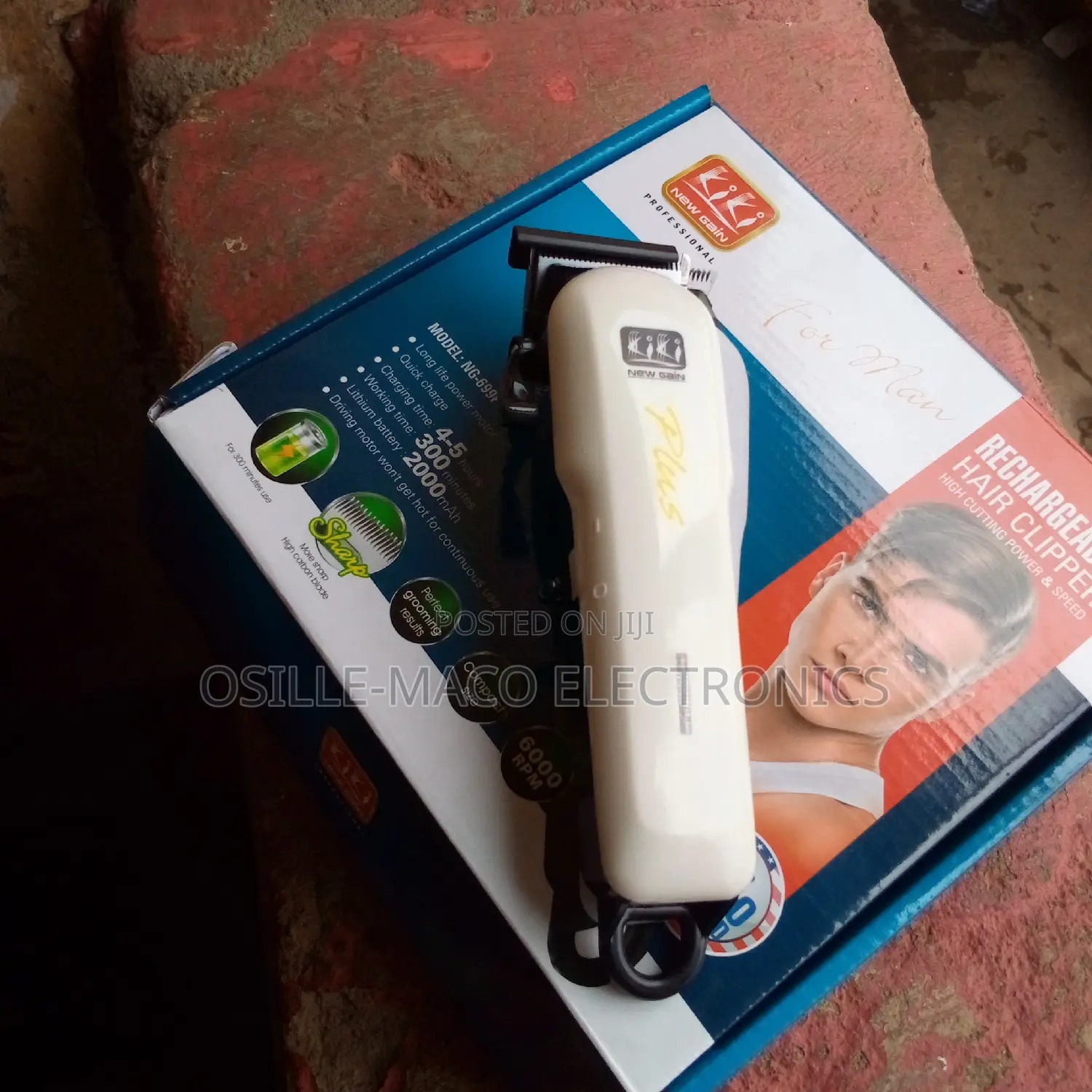 Kiki Rechargeable Non Digital Clipper, Model Ng- 699plus