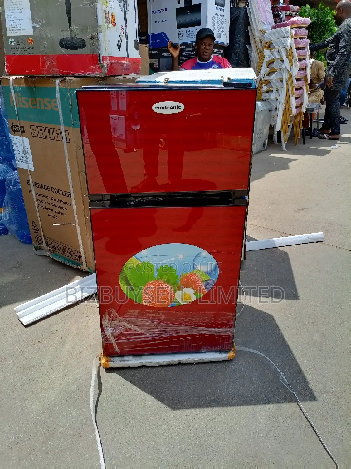 Double Doors Pantronic Refrigerator.