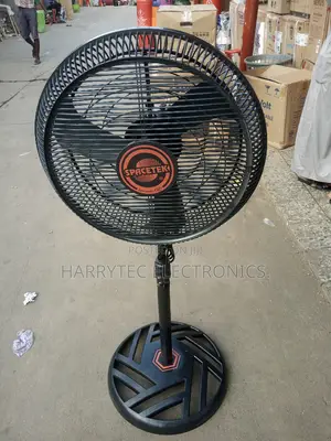 Spacetek Standing Fan Powered by Ox 18" With 2 Years Warrant