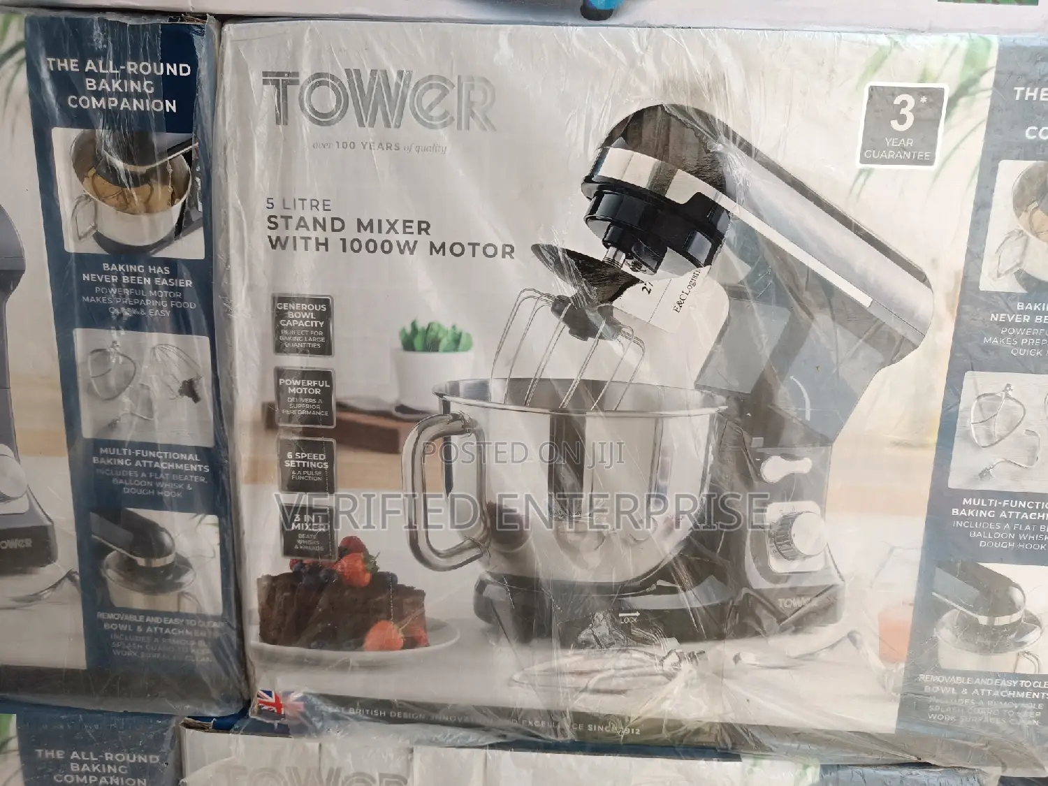 Tower Multi Functional Stand Mixer - 5L