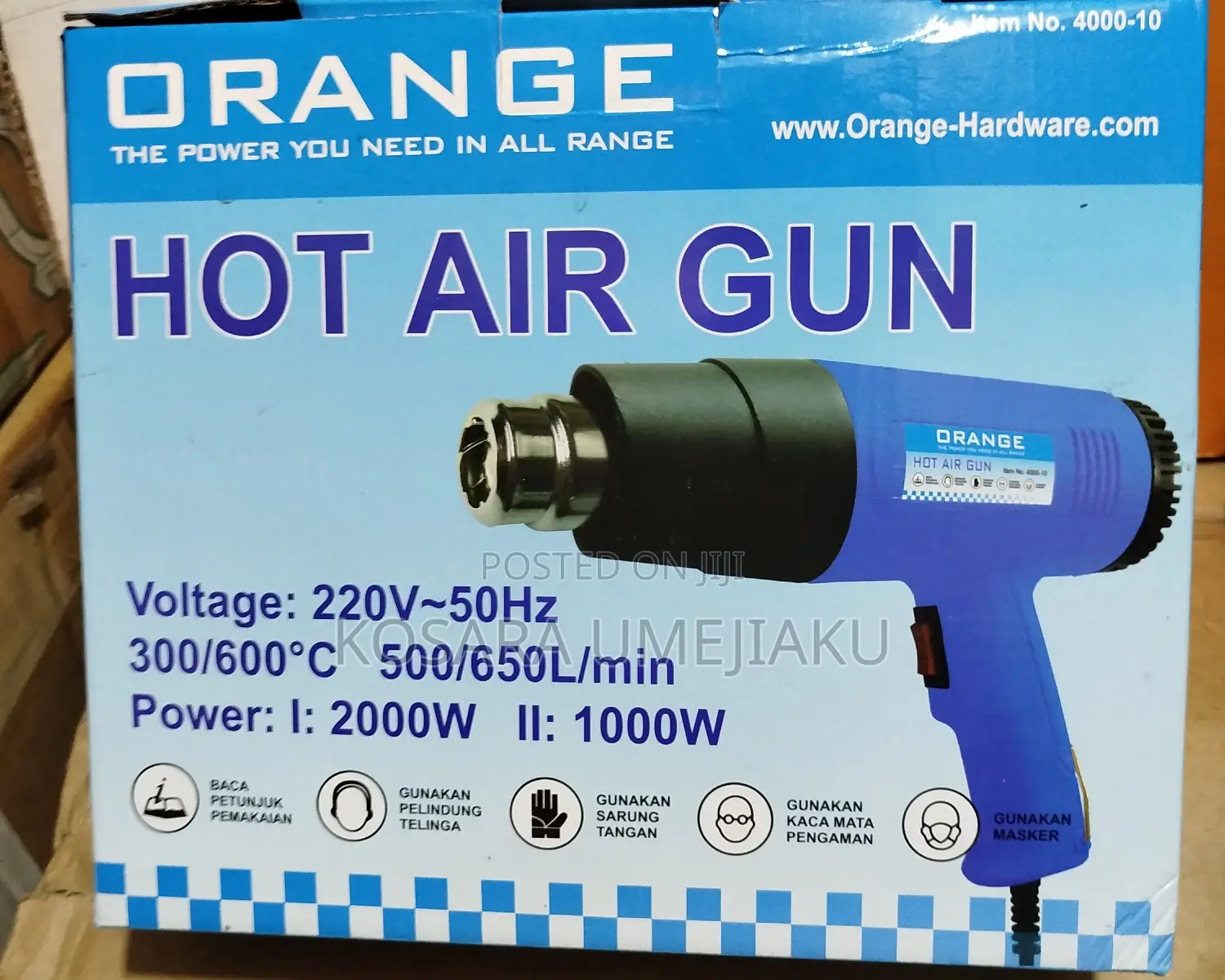 Orange Heat Gun 2000w