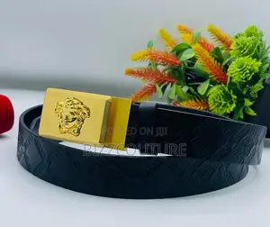 Original VERSACE Leather Belts Available in Store