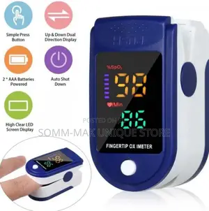 Lk87 Portable Finger Oximeter With Four Color LED
