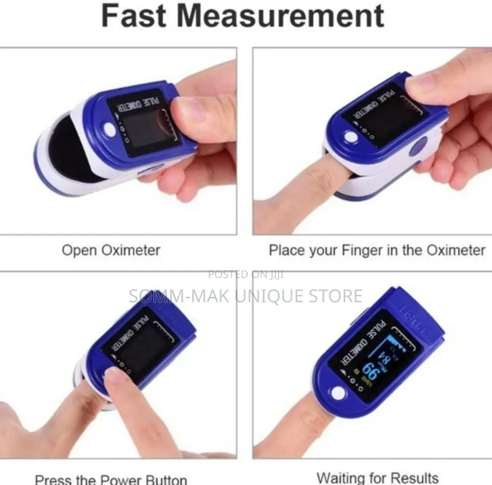 Lk87 Portable Finger Oximeter With Four Color LED