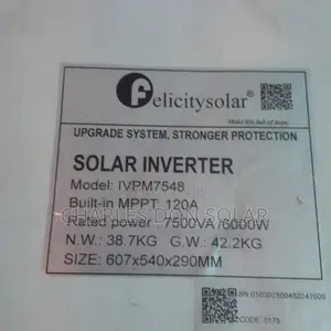 Felicity Inverter 7.5kva 48v