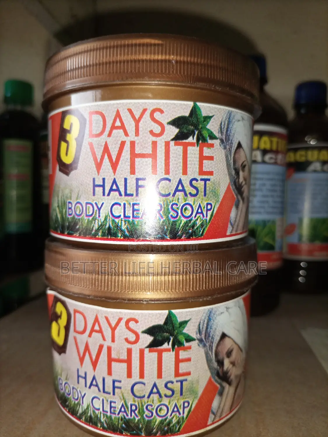 3 Days White Half Cast Clear Soap
