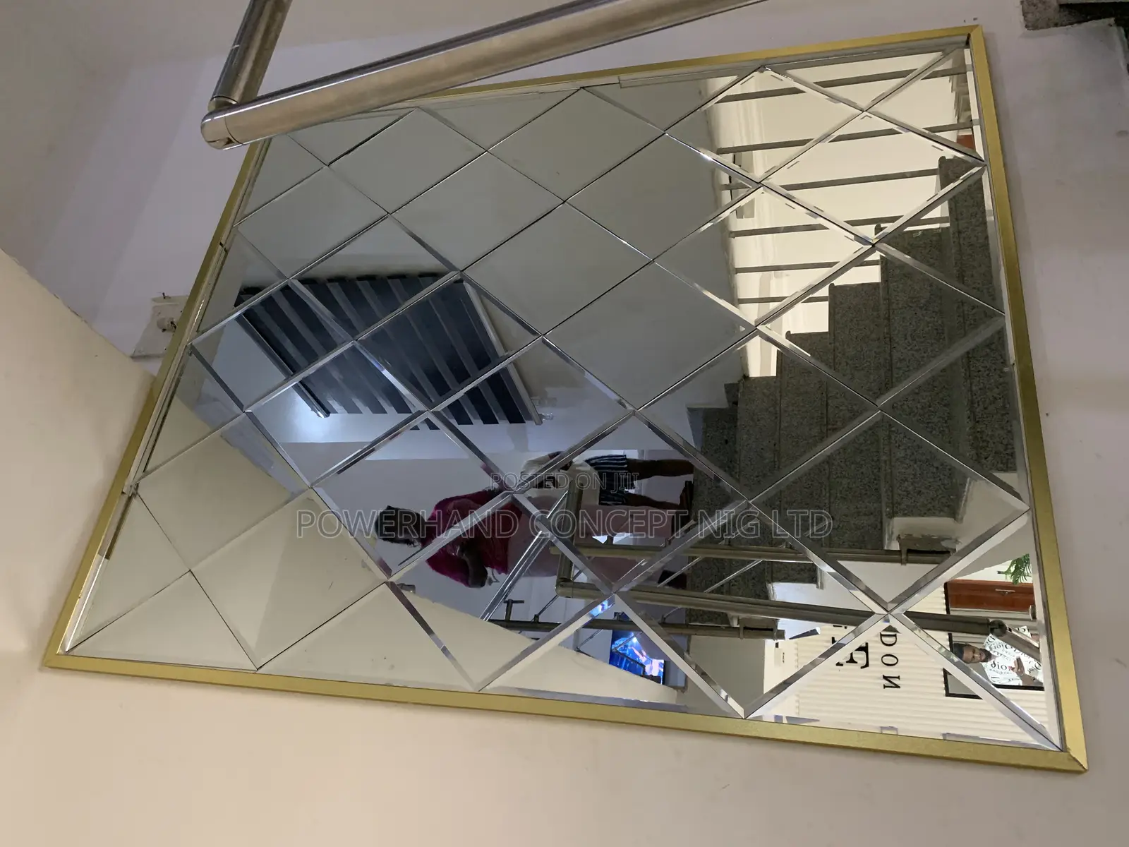 Diamond Mirror Panelling