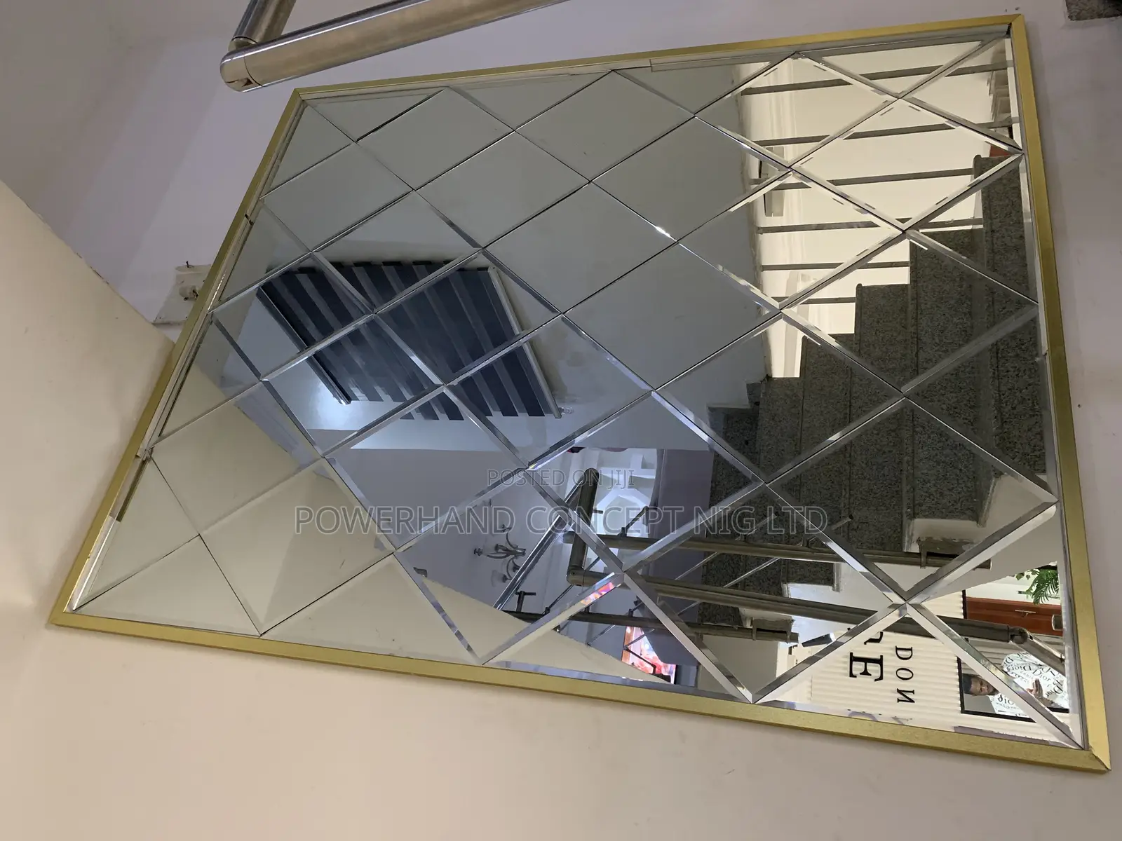 Diamond Mirror Panelling
