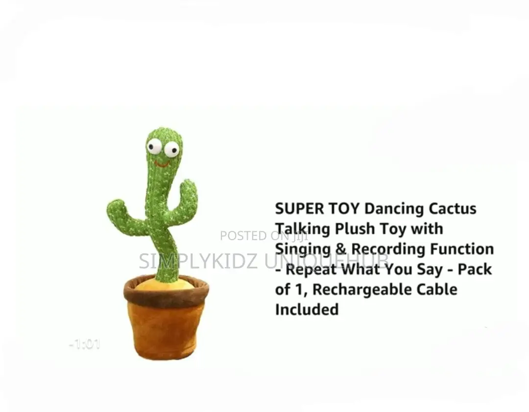 Kids Dancing and Talking Cactus