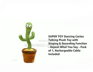 Kids Dancing and Talking Cactus