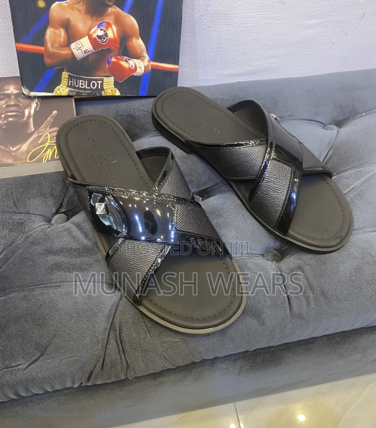 Italian Leather Aristocrat Slipers