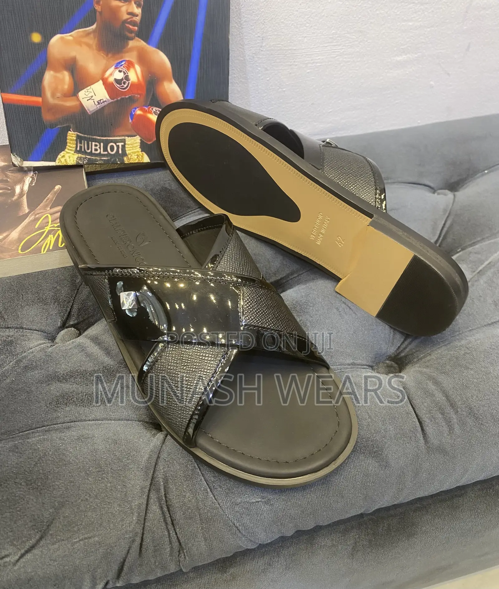 Italian Leather Aristocrat Slipers
