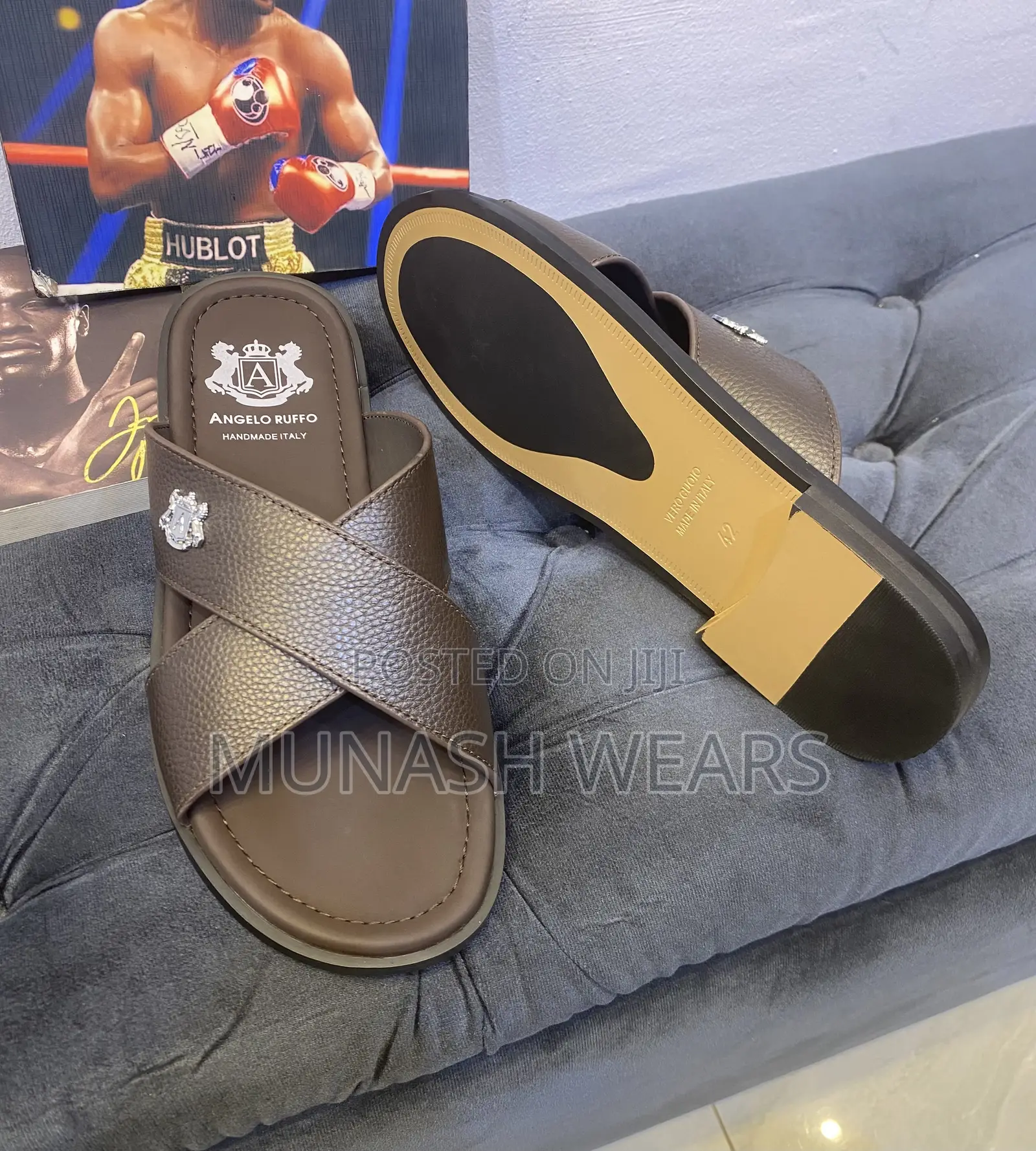Italian Leather Aristocrat Slipers