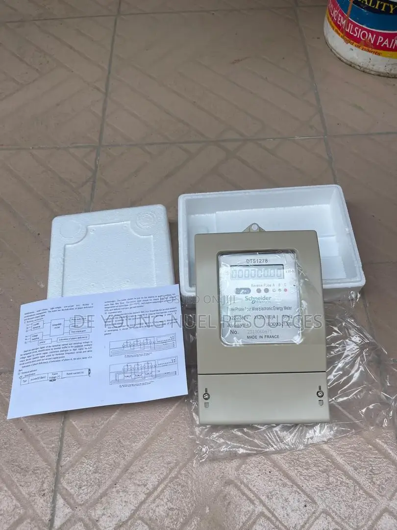 Three Phase Four Wire Electronic Check Meter Postpaid