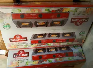Rashnik 3 Burners Stainless Gas Cooker.