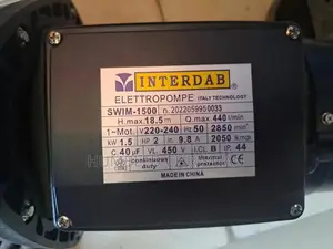 2hp Interdab Swimming Pool Pump