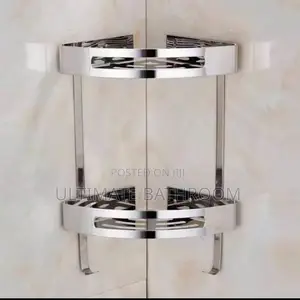 304 Chrome Corner Shelves