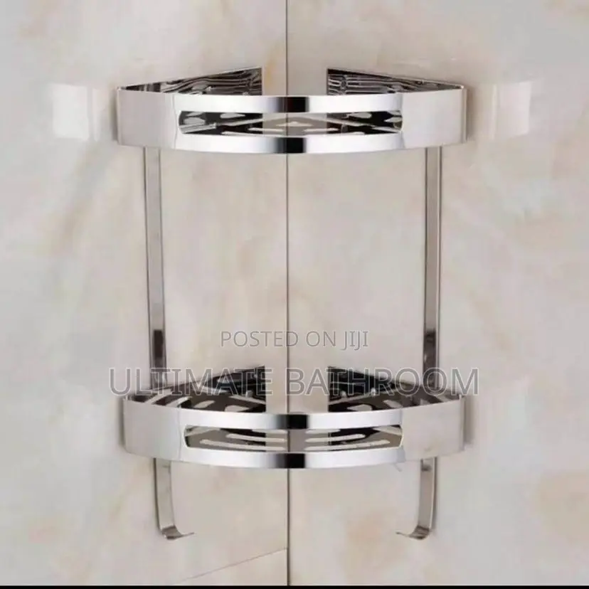 304 Chrome Corner Shelves