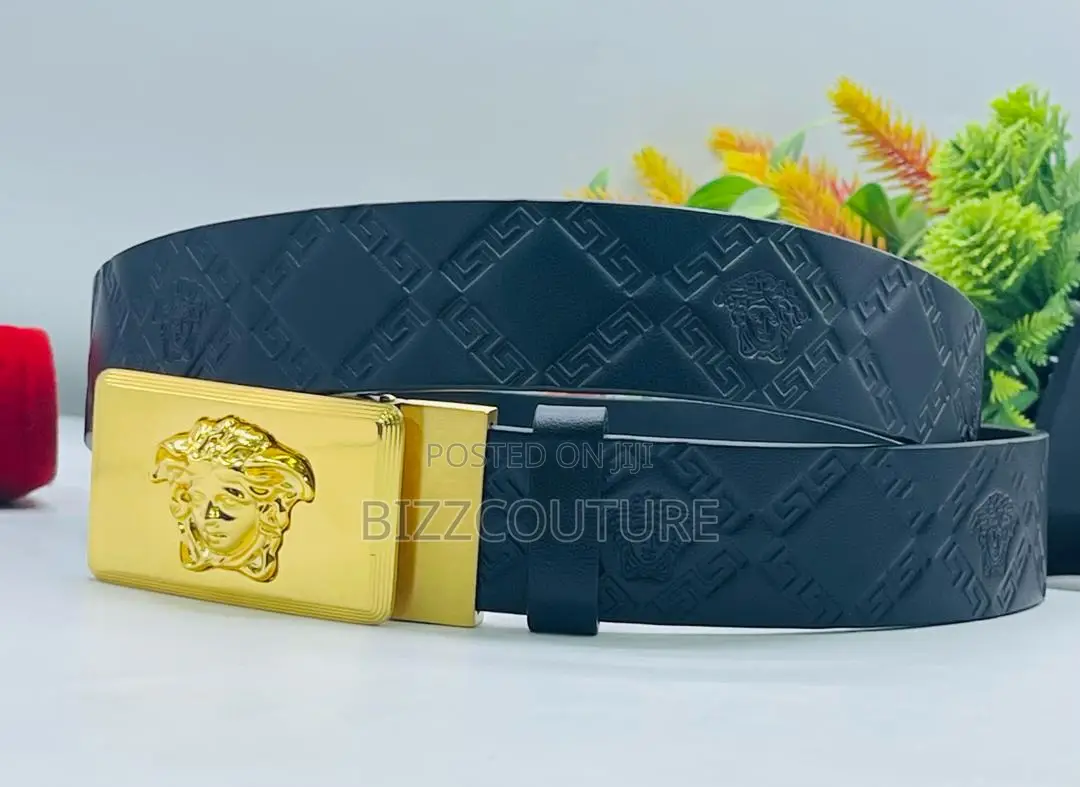 Original VERSACE Leather Belts Available in Store