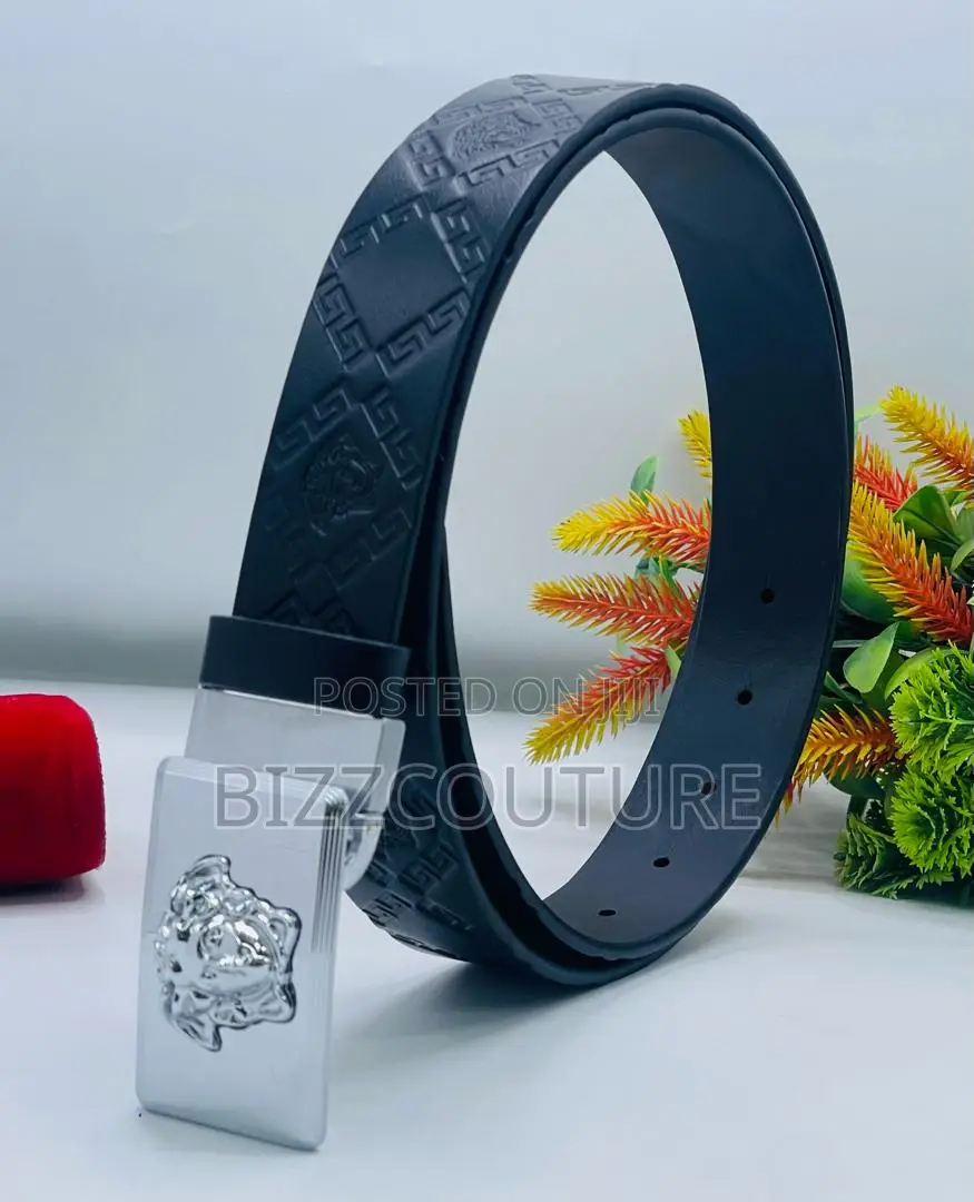 Original VERSACE Leather Belts Available in Store