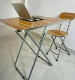 Adjustable and Foldable Reading/ Laptop Table and Chair