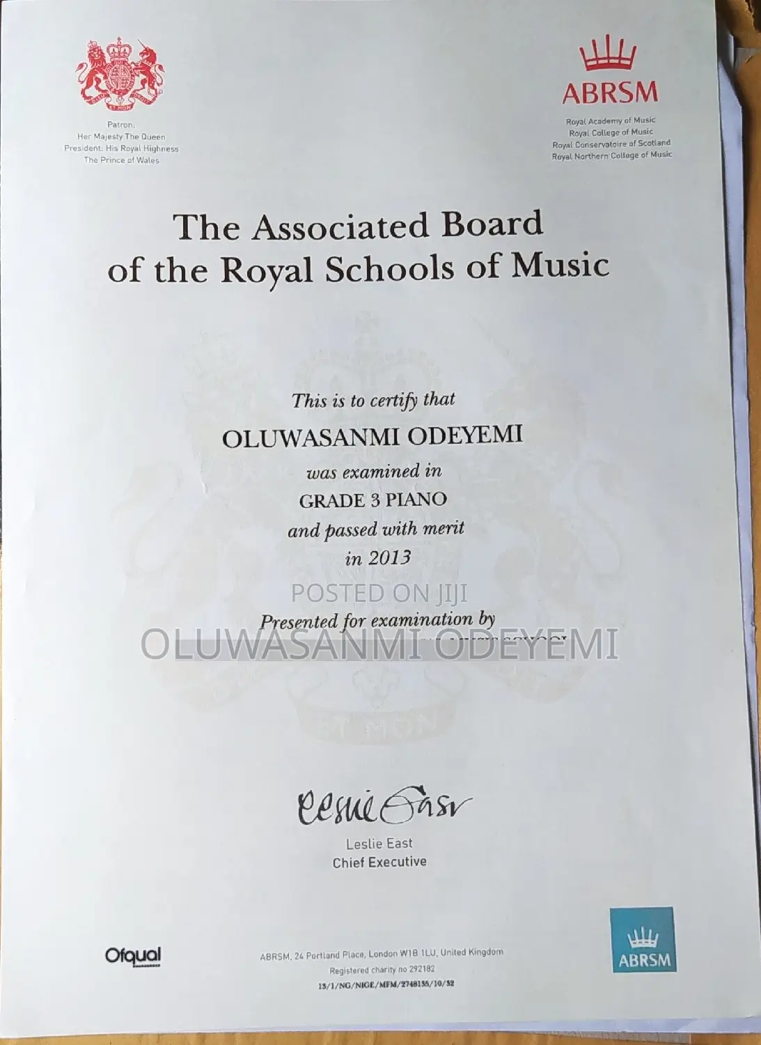 International Music Certification Training