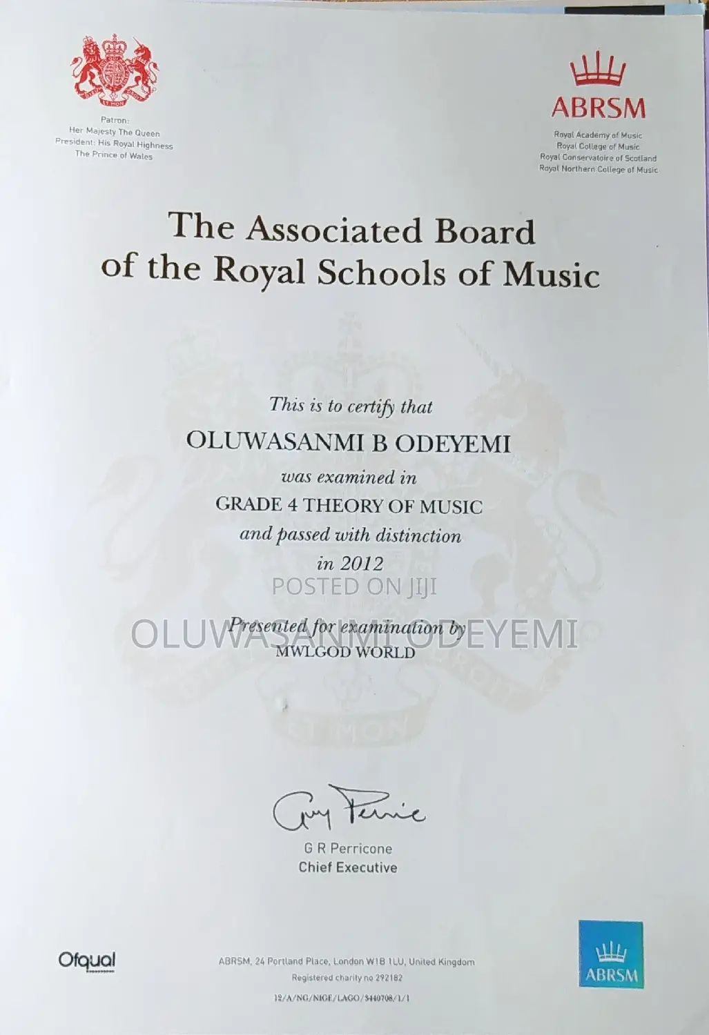International Music Certification Training
