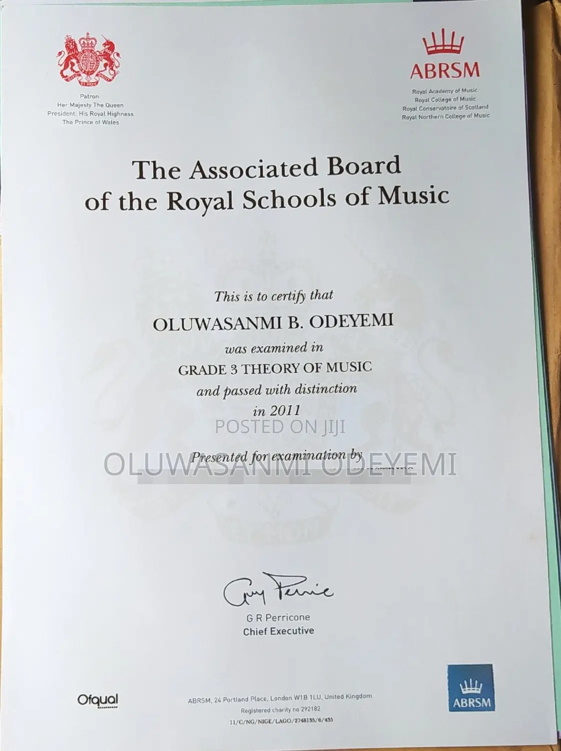 International Music Certification Training