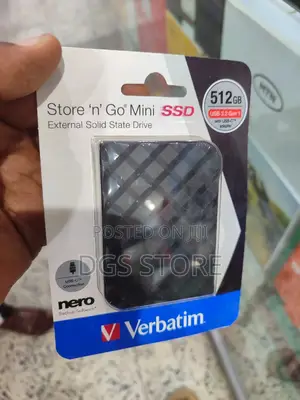 Verbatim Go Mini 512gb SSD External Hard Drive