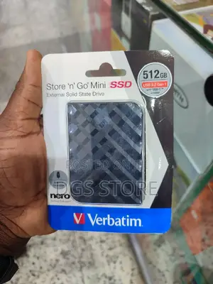 Verbatim Go Mini 512gb SSD External Hard Drive