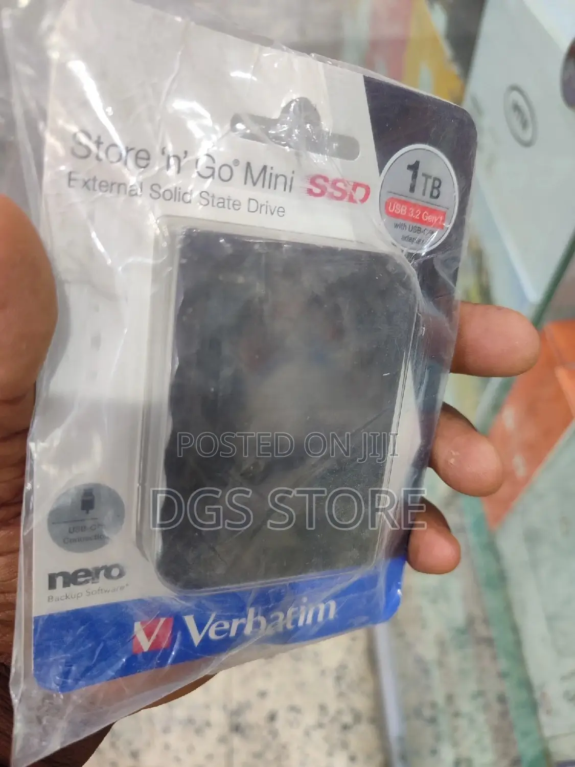 Verbatim Go Mini 1TB External SSD Hard Drive
