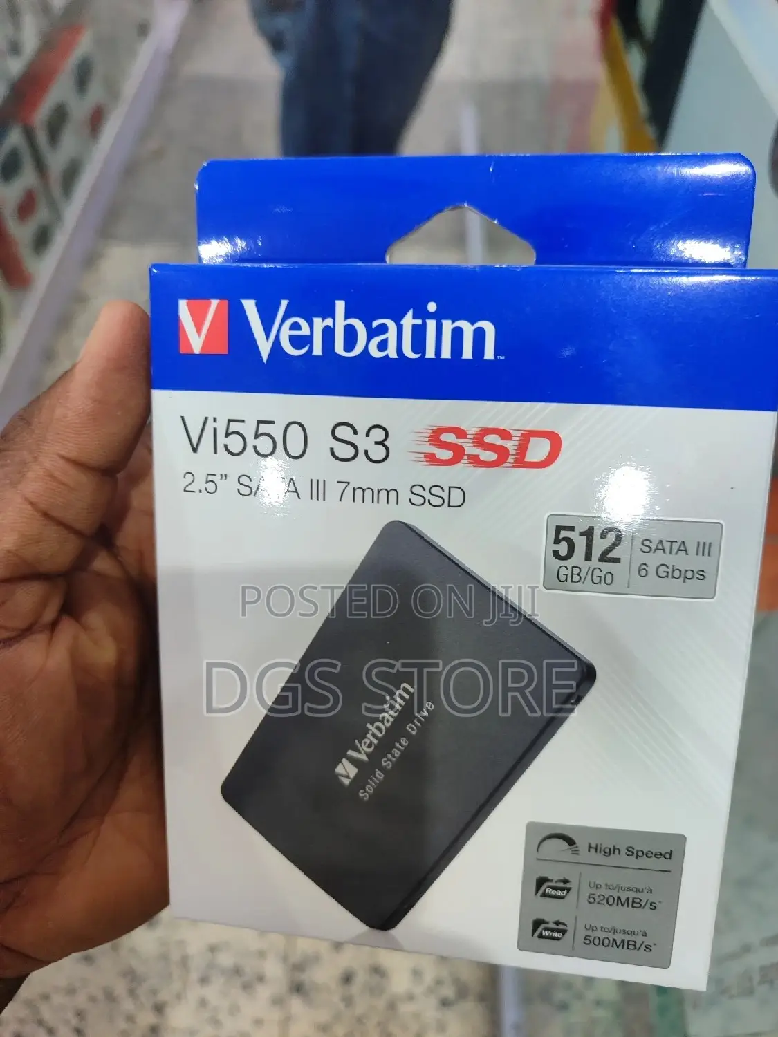 Verbatim V1550 S3 Internal SSD 512gb Hard Drive
